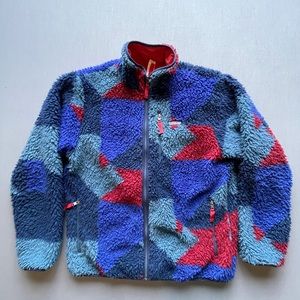 Patagonia Bear Block Retro Deep Pile Jacket